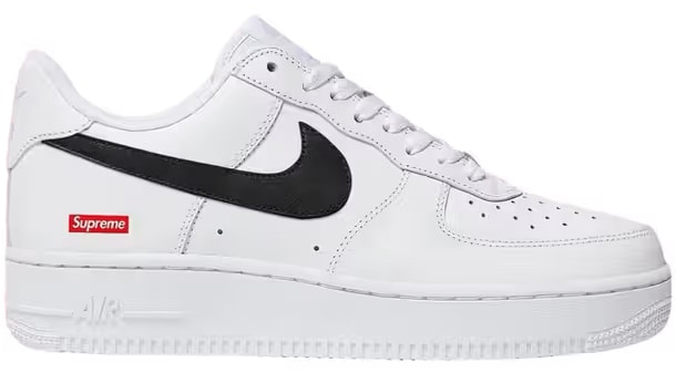 Supreme x Nike Air Force 1 Low “White/Black”