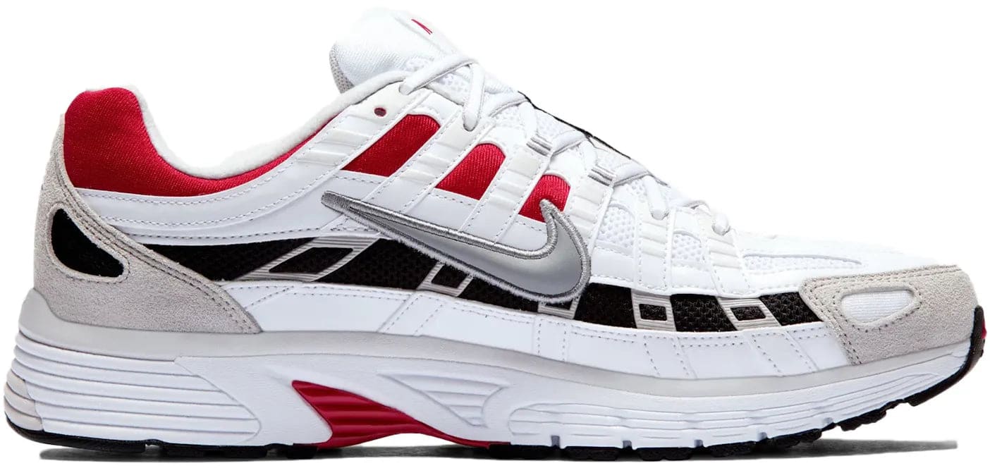 Nike P-6000 White University Red