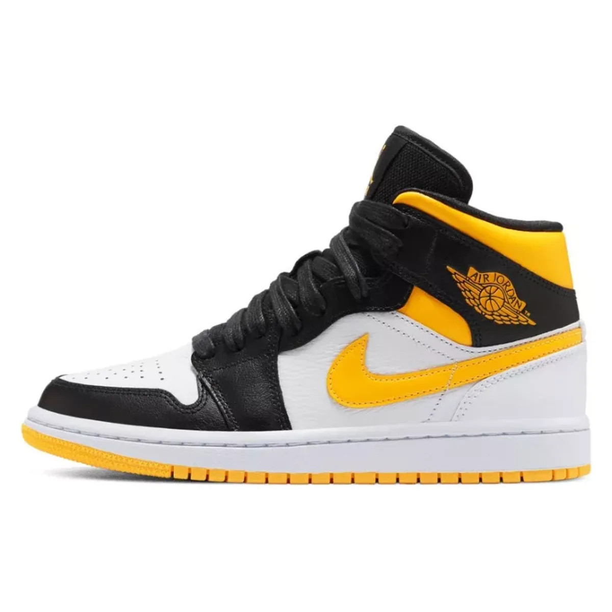 Air Jordan 1 Mid WMNS Laser Orange Black