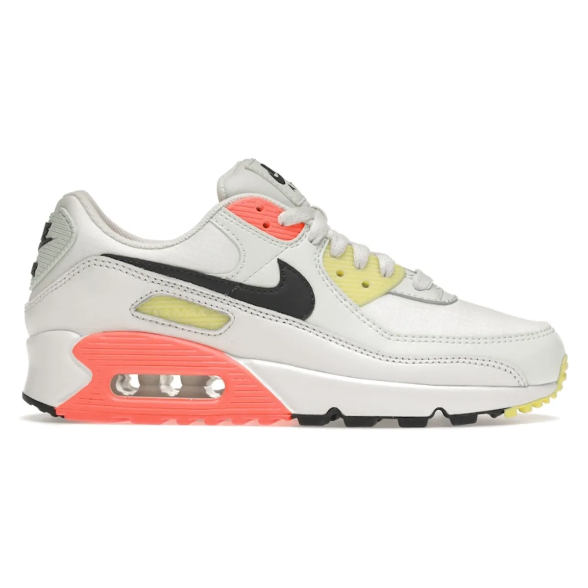 Nike Air Max 90 White Barely Green Bright Mango (W)