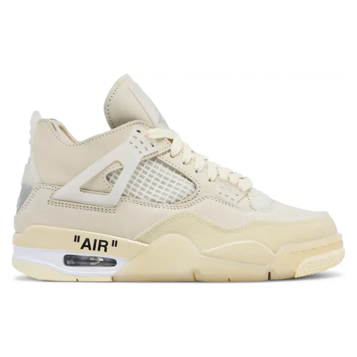 Off-White x Air Jordan 4 WMNS SP "Sail"