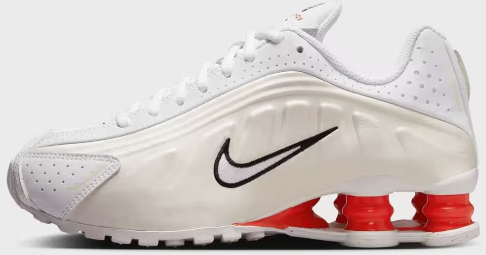 Nike Shox R4 GS "WhitePicante Red"