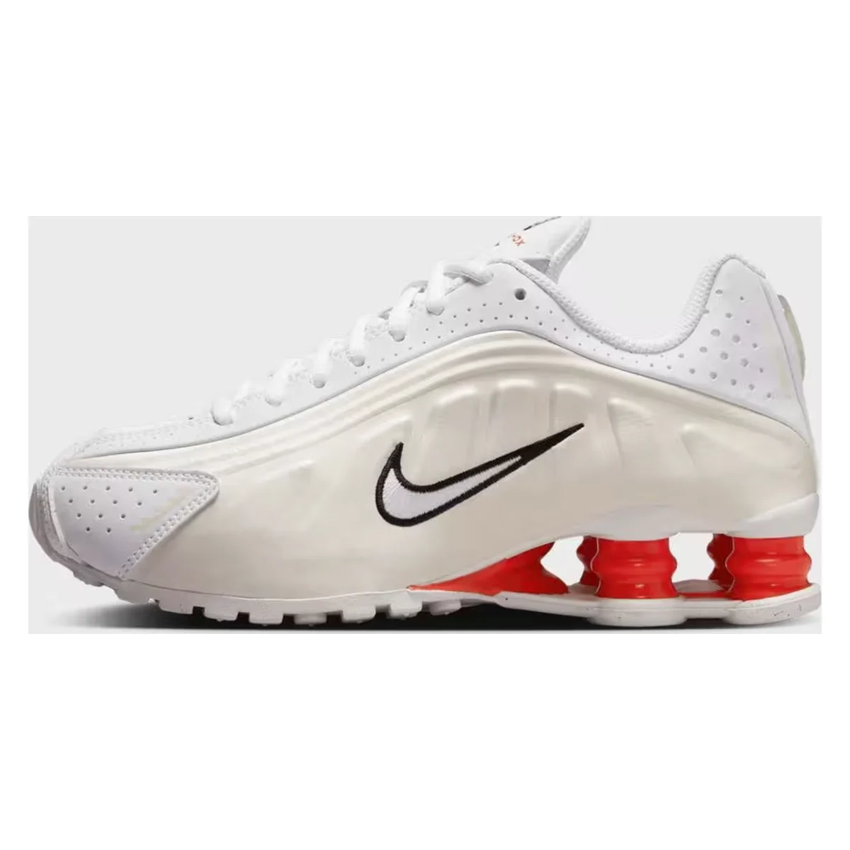 Nike Shox R4 GS "WhitePicante Red"