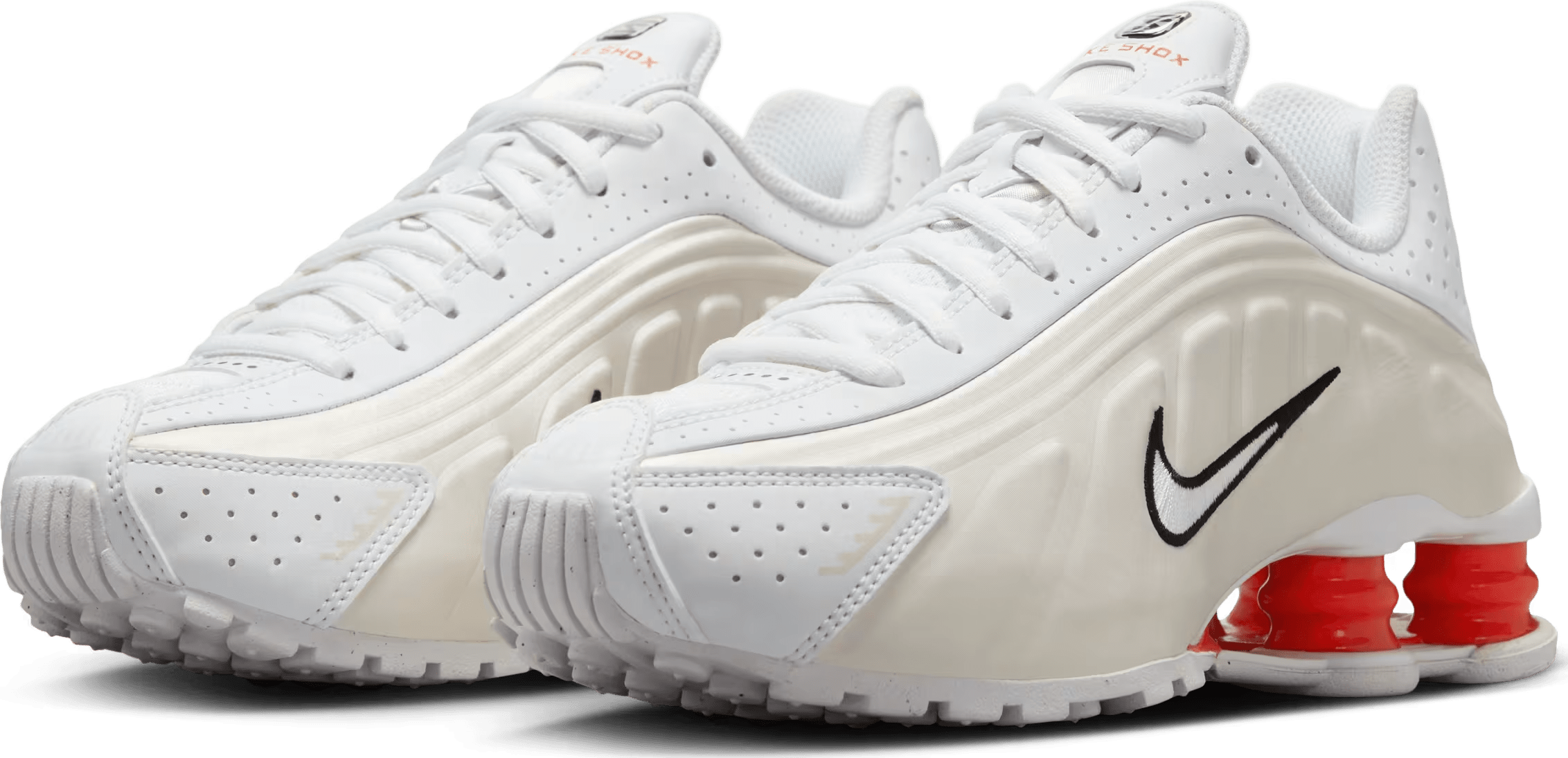 Nike Shox R4 GS "WhitePicante Red"
