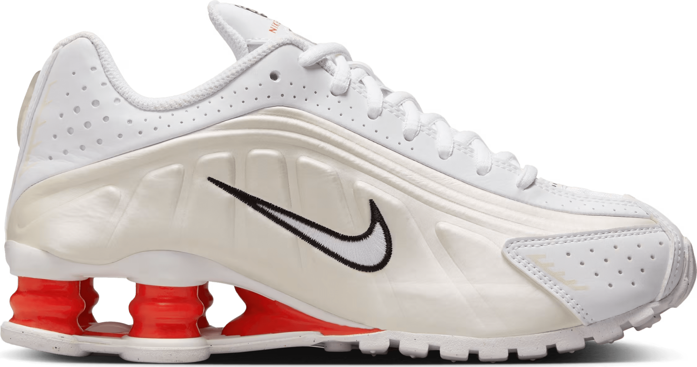Nike Shox R4 GS "WhitePicante Red"