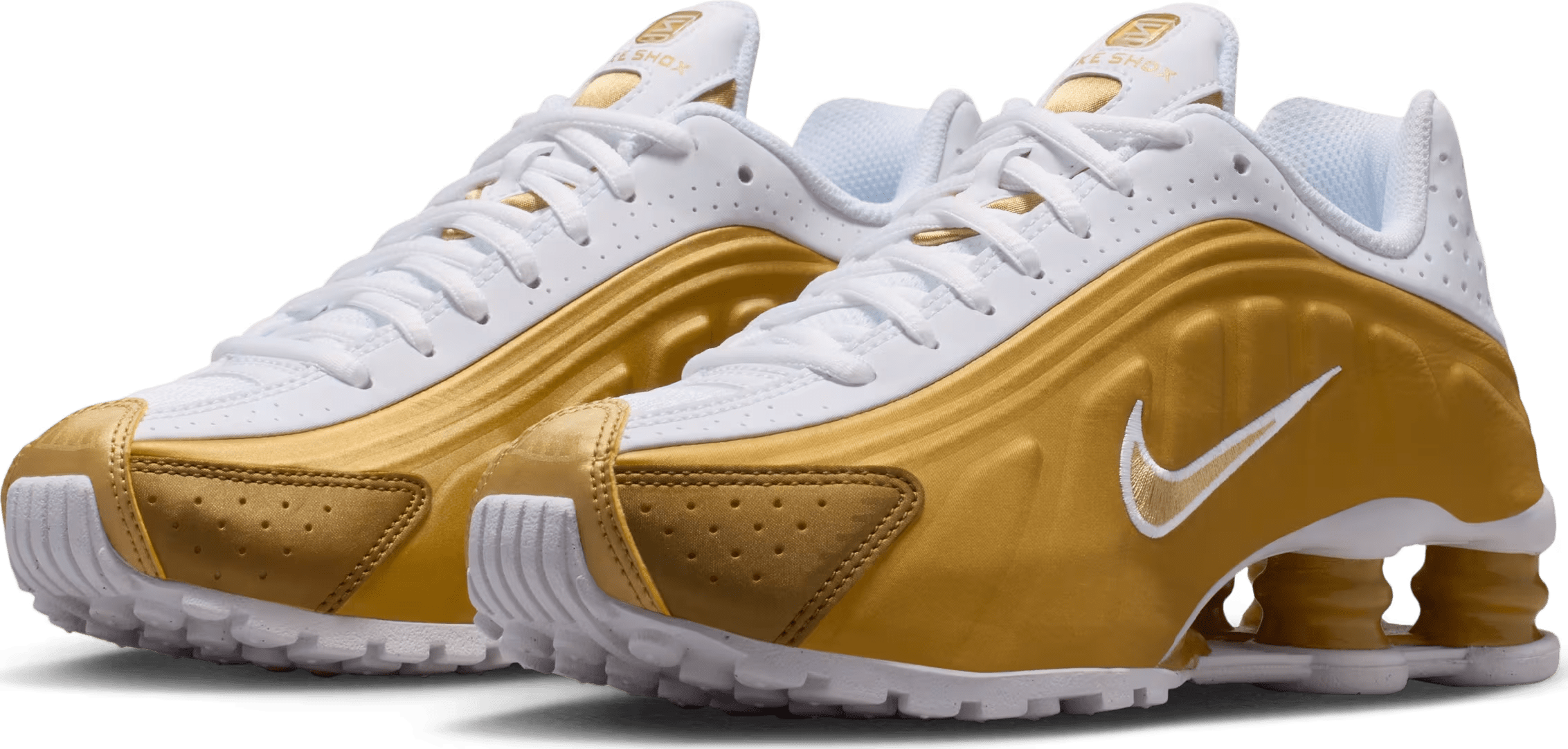 Nike Shox R4 GS "Metallic Gold"