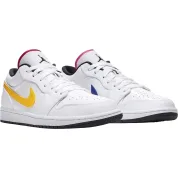 Air Jordan 1 Low White Multi-Color