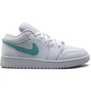 Jordan 1 Low White Multi-Color Swoosh