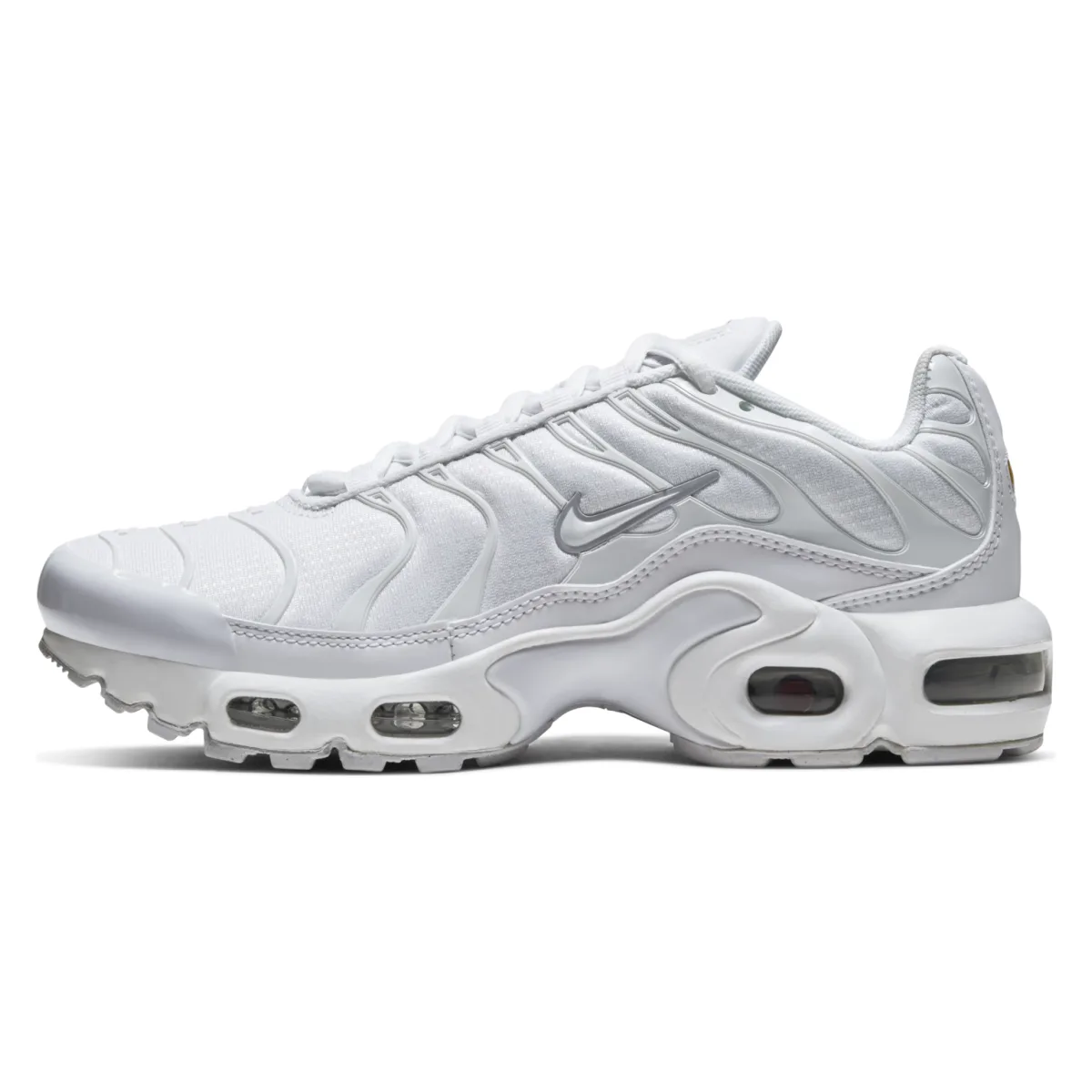Nike Air Max Plus White Metallic Silver (GS)
