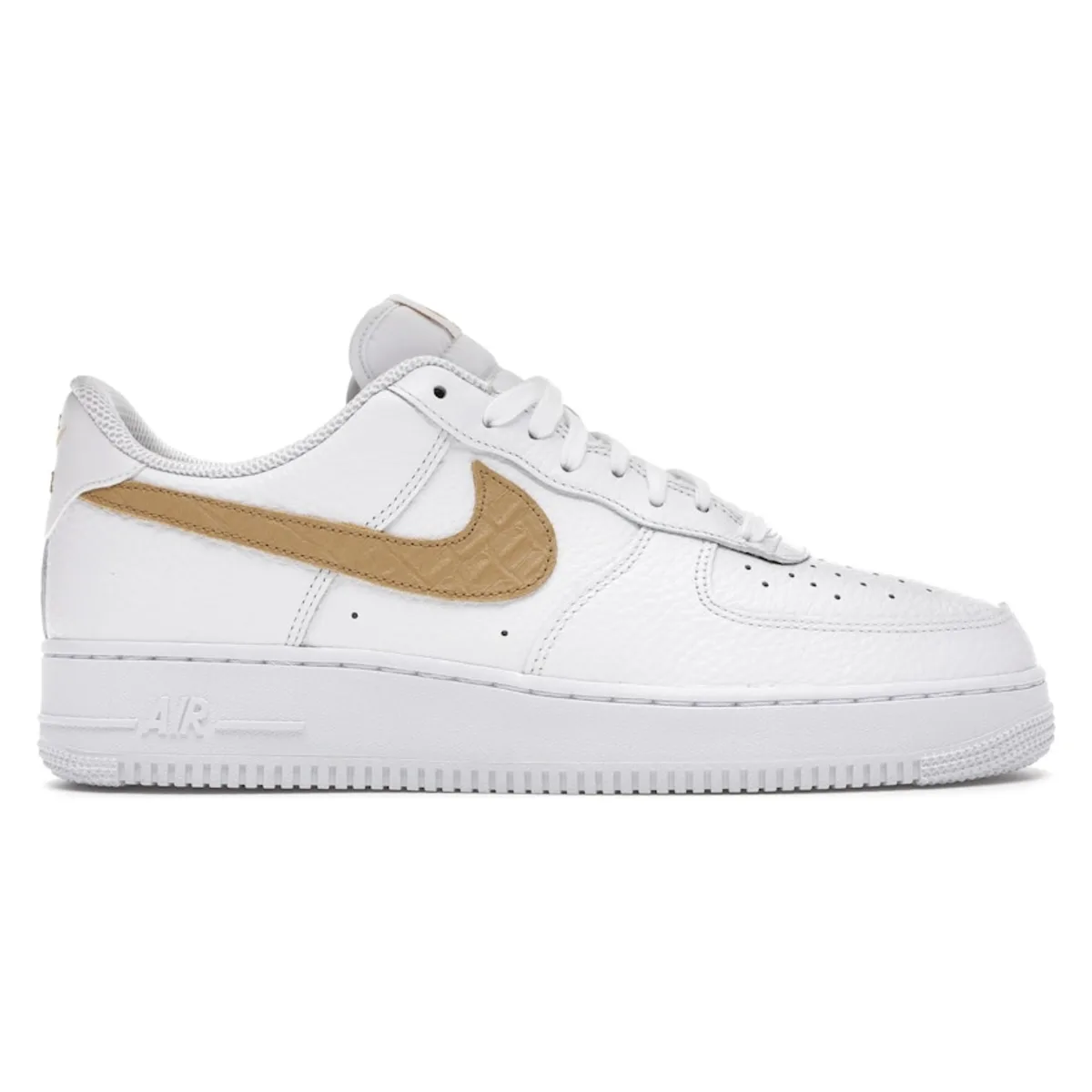Nike Air Force 1 Low Pony Hair Snakeskin Club Gold