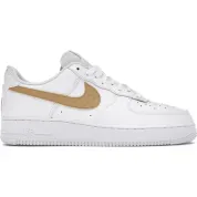 Nike Air Force 1 Low Pony Hair Snakeskin Club Gold