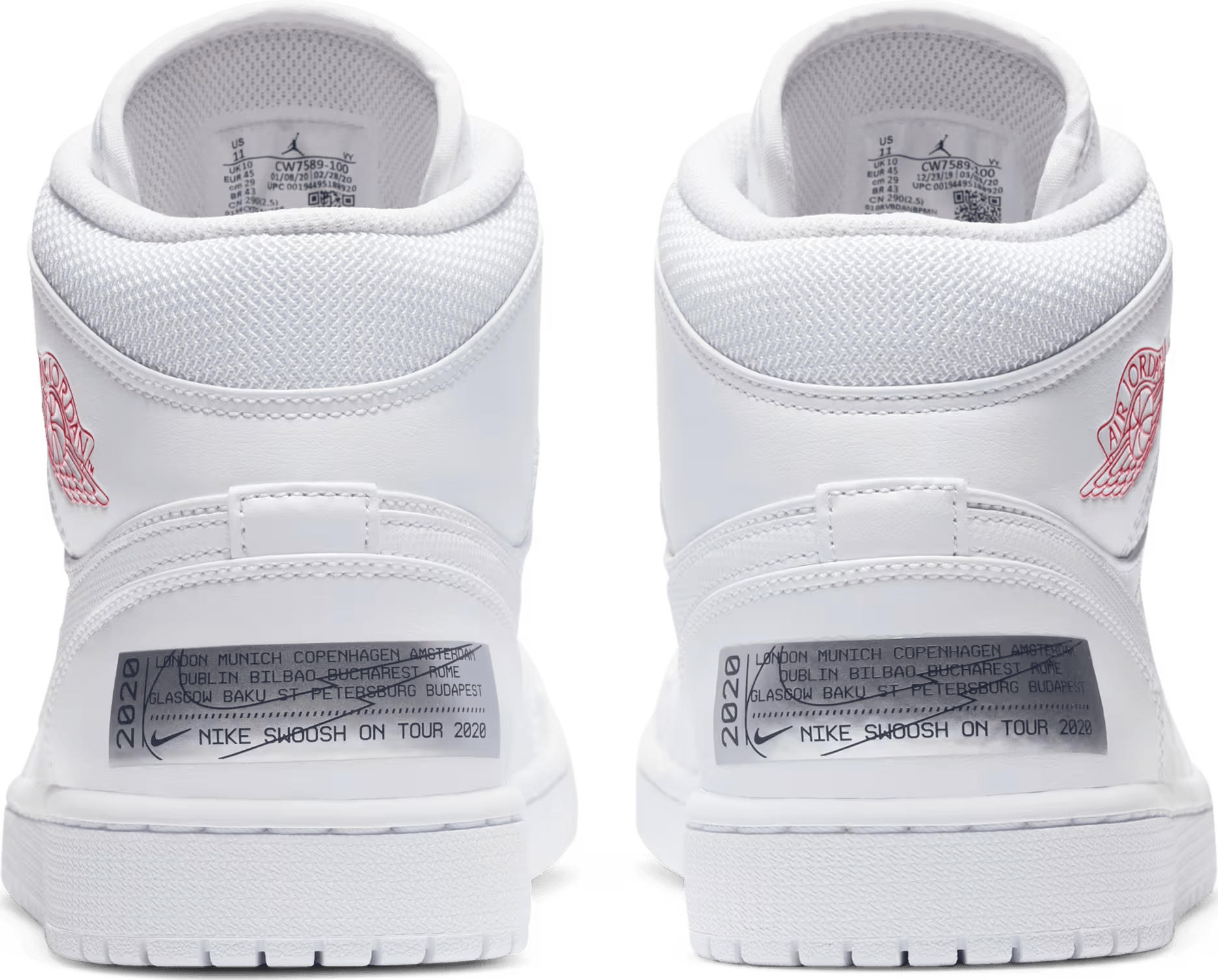Air Jordan Nike AJ I 1 Mid Euro Tour