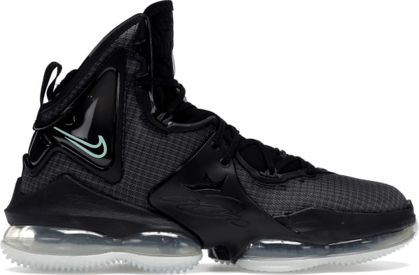 Nike LeBron 19 Black Anthracite Green Glow