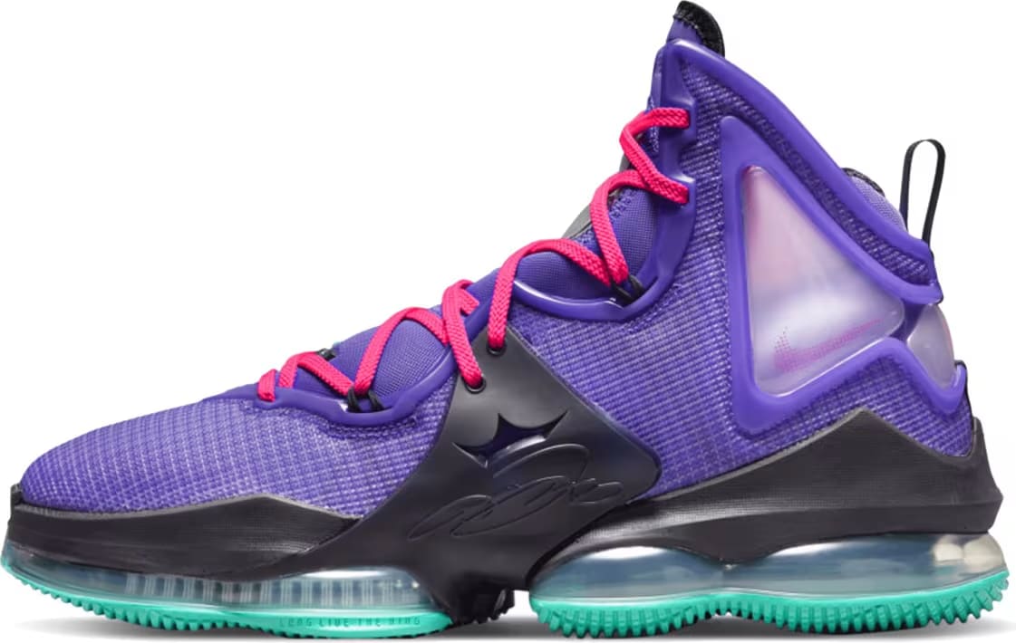 Nike LeBron 19 Purple Teal