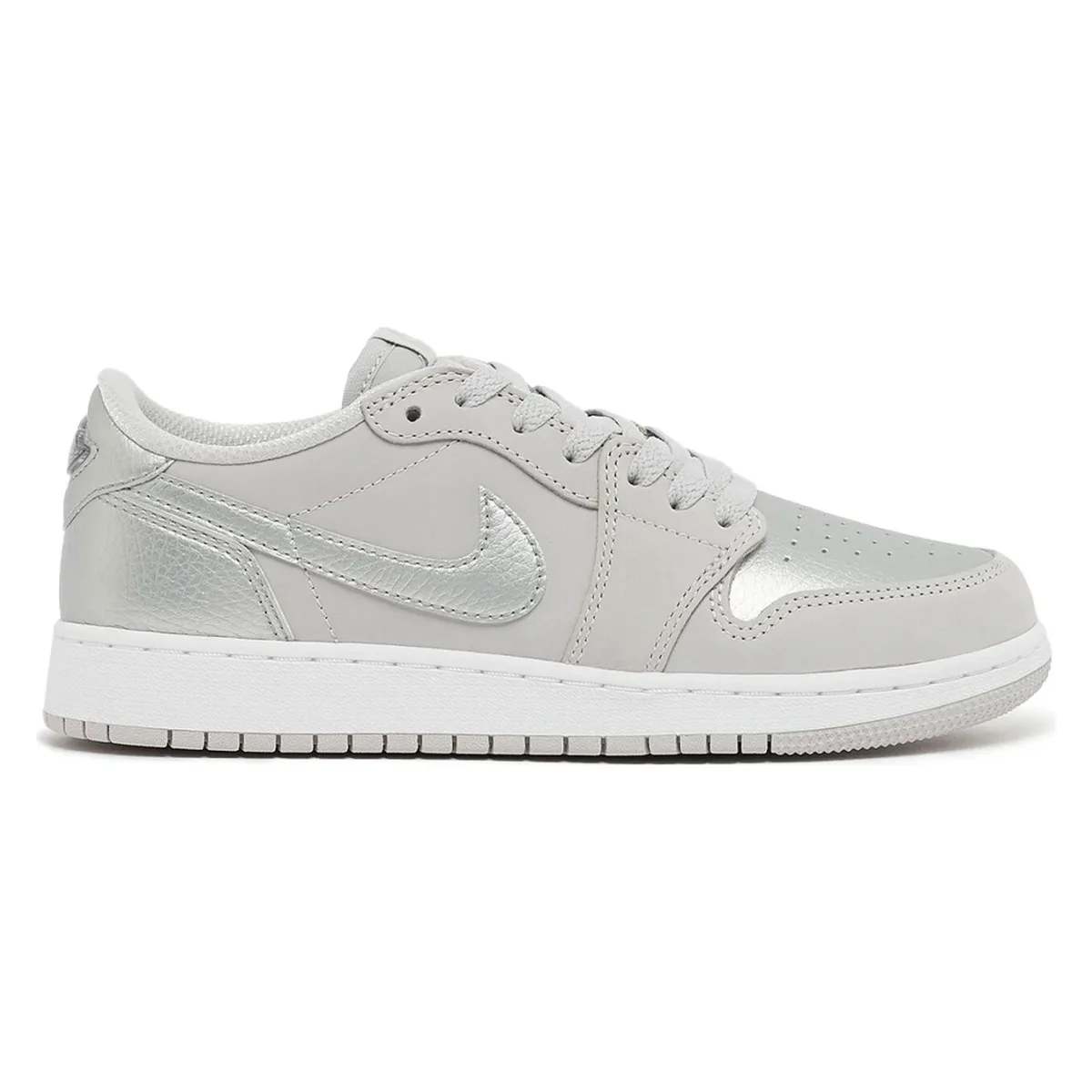 Air Jordan 1 Low OG GS "Metallic Silver"