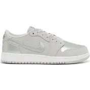 Air Jordan 1 Low OG GS "Metallic Silver"