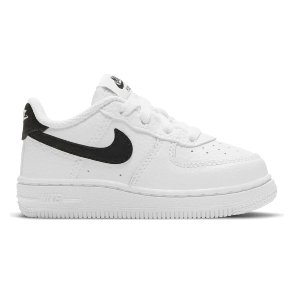 Nike Air Force 1 Low White Black Swoosh (TD)