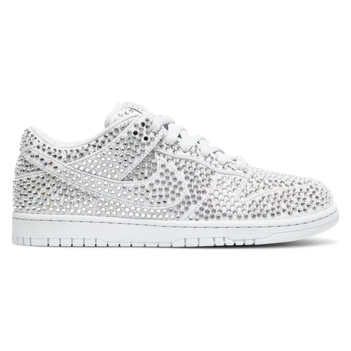 Cactus Plant Flea Market x Swarovski x Nike Dunk Low "Pure Platinum"