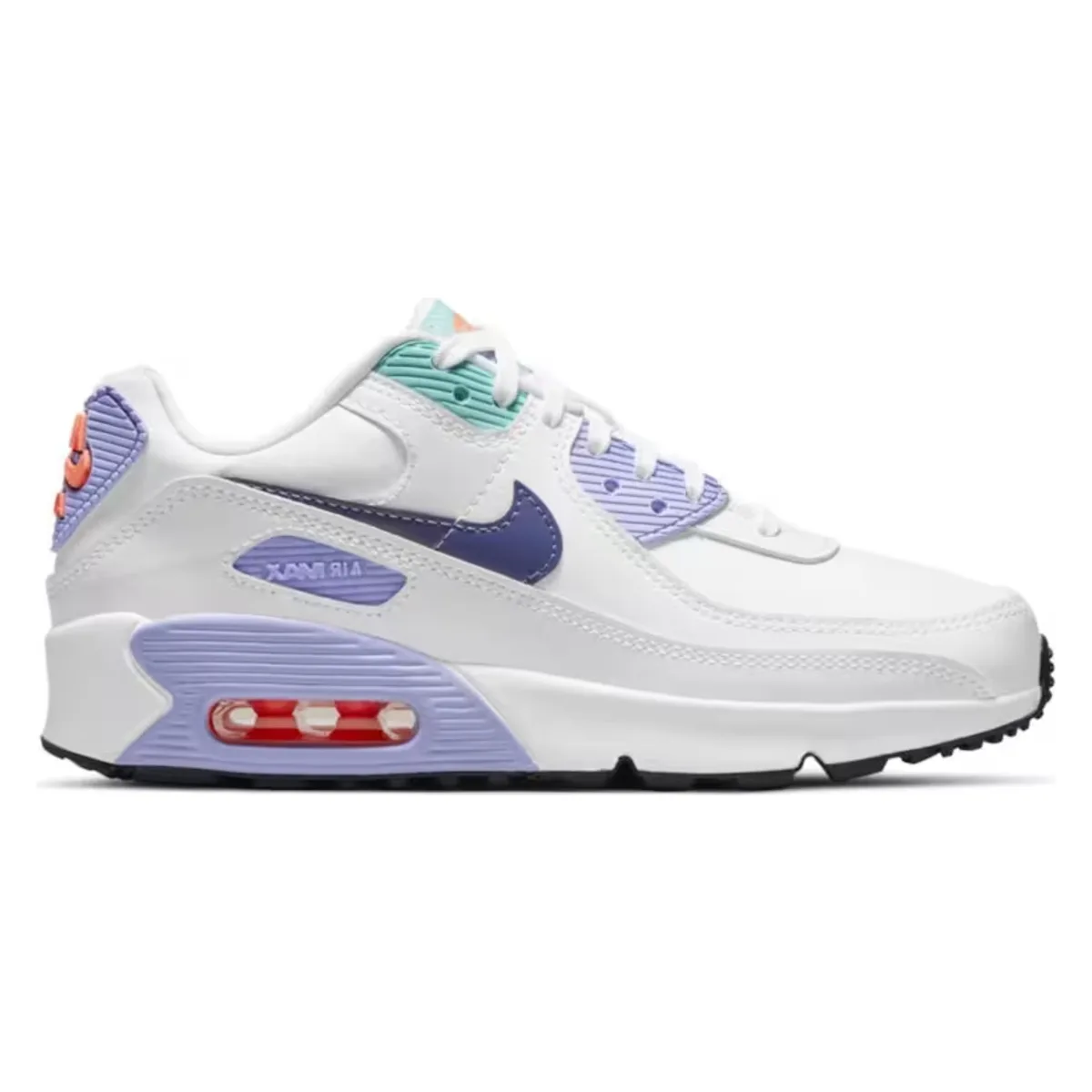 Nike Air Max 90 SE White Dark Purple Dust (GS)