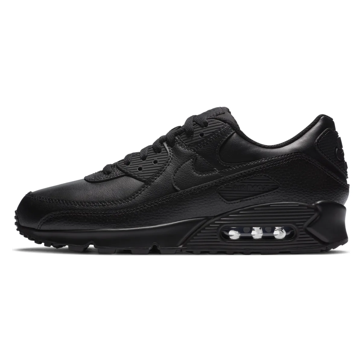 Nike Air Max 90 Leather "Triple Black"
