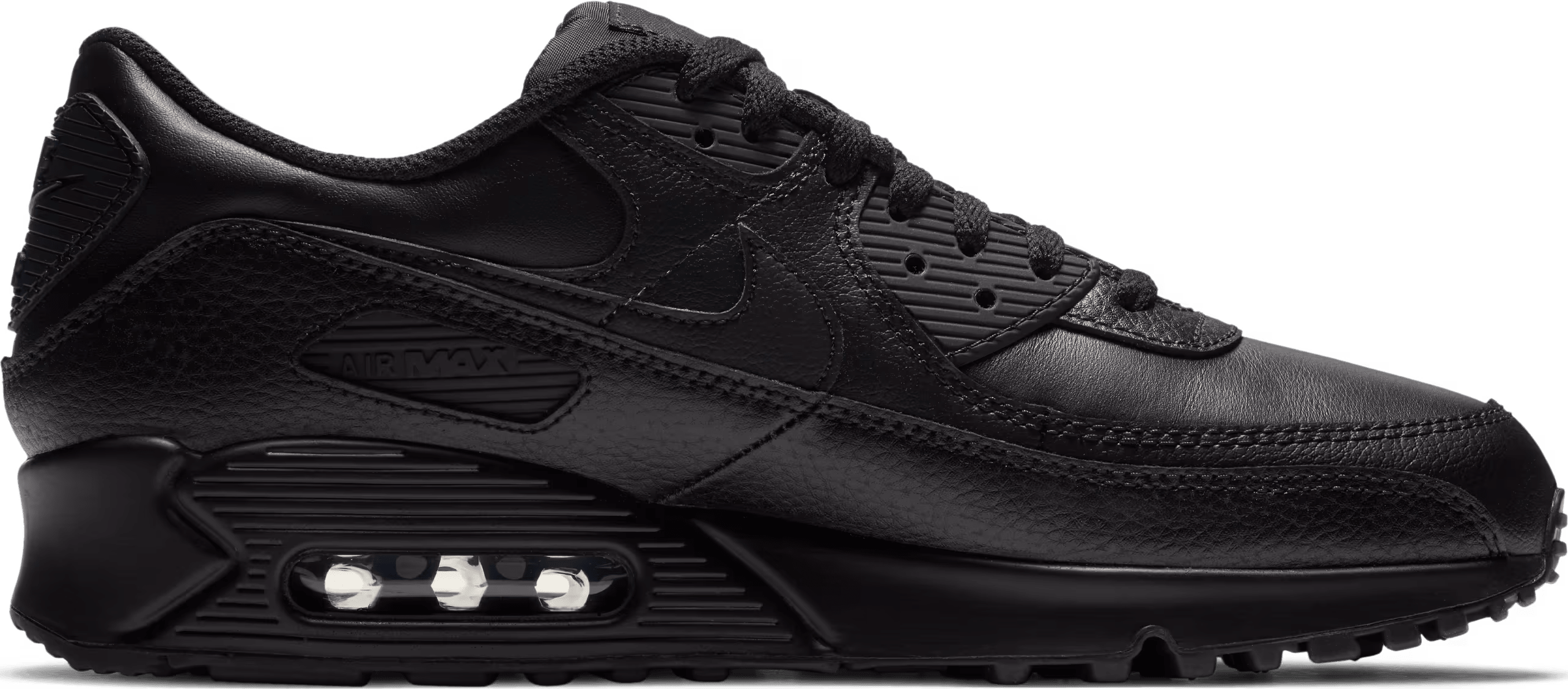 Nike Air Max 90 Leather "Triple Black"