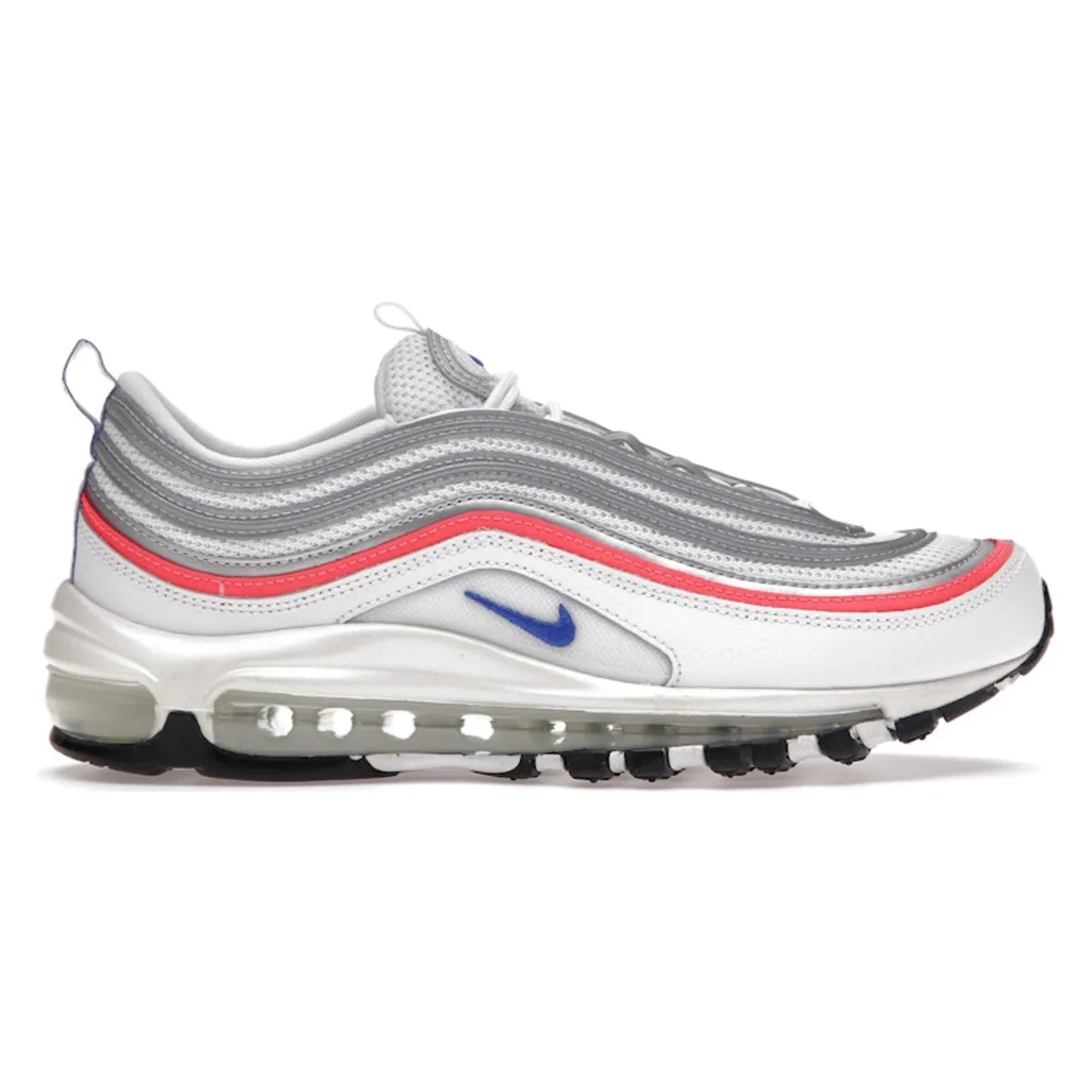 Nike Air Max 97 Metallic Silver Flash Crimson Racer Blue (Women's)