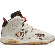 Air Jordan 6 Retro Quai54 Sail Brown (GS)