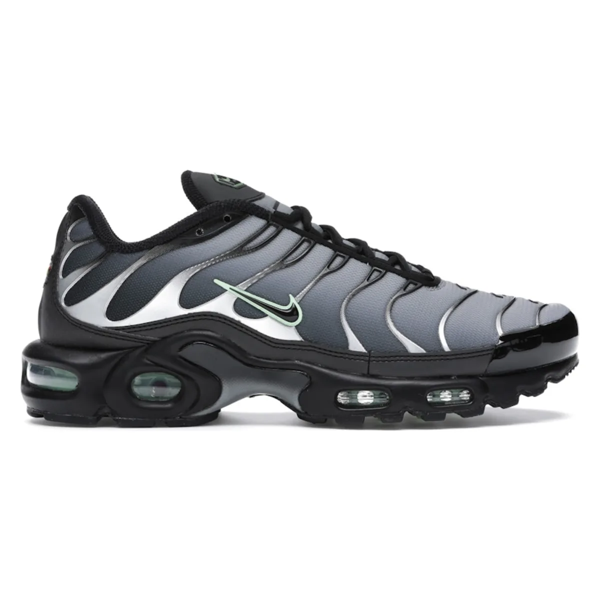 Nike Air Max Plus Black Particle Grey Vapour Green