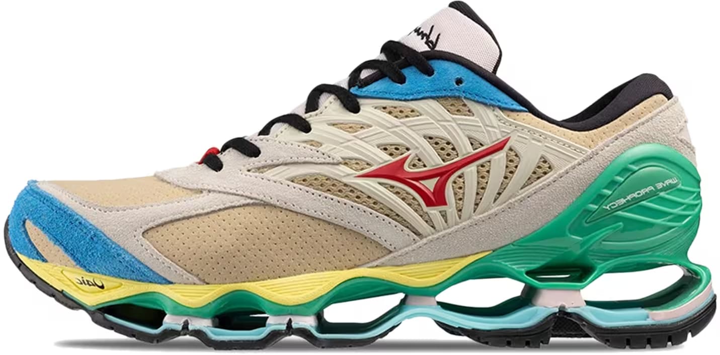 Mizuno x Hiroshi Nagai Wave Prophecy LS Mojave Desert/High Risk Red/Di