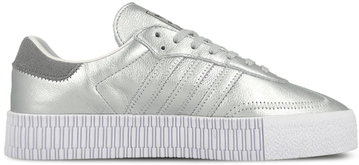 Adidas originals samba clearance rose metallic silver