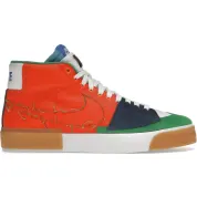 Nike SB Zoom Blazer Mid Edge Safety Orange University Gold