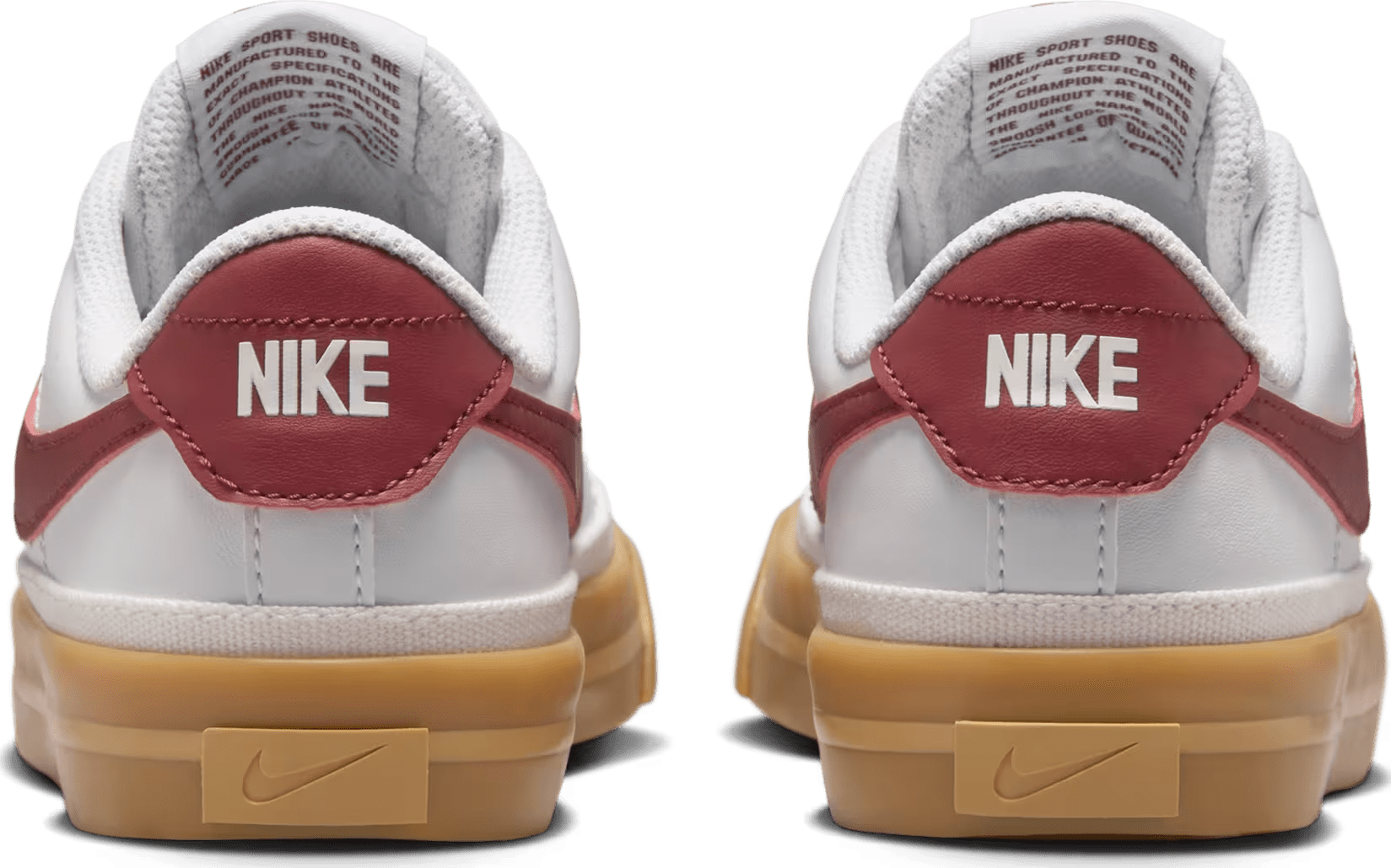 Nike Court Legacy White Gum Yellow Team Red (GS)