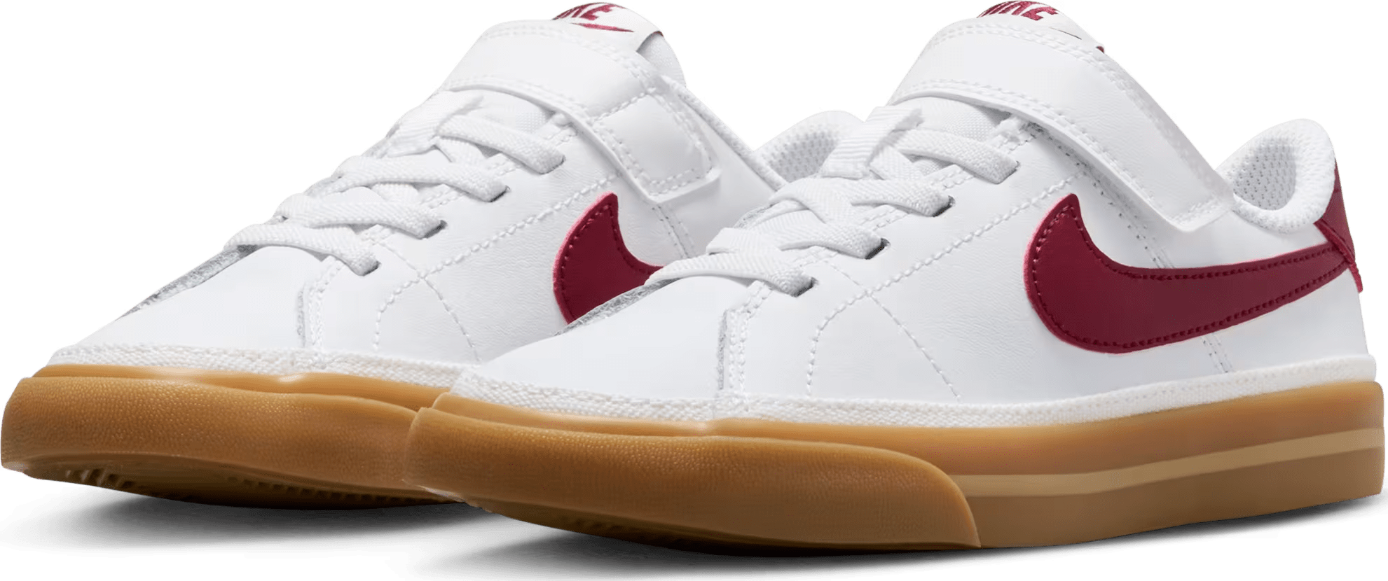 Nike Court Legacy White Gum Yellow Team Red (PS)