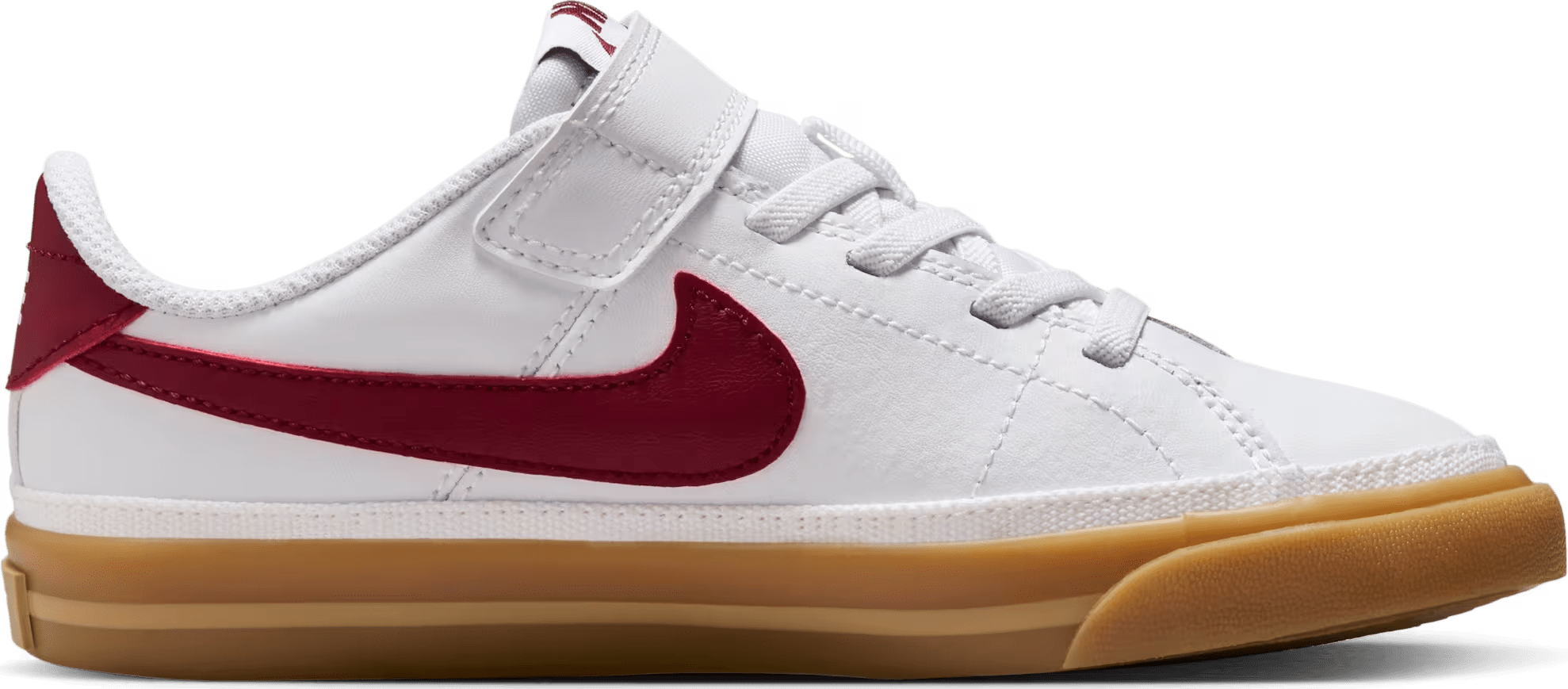 Nike Court Legacy White Gum Yellow Team Red (PS)