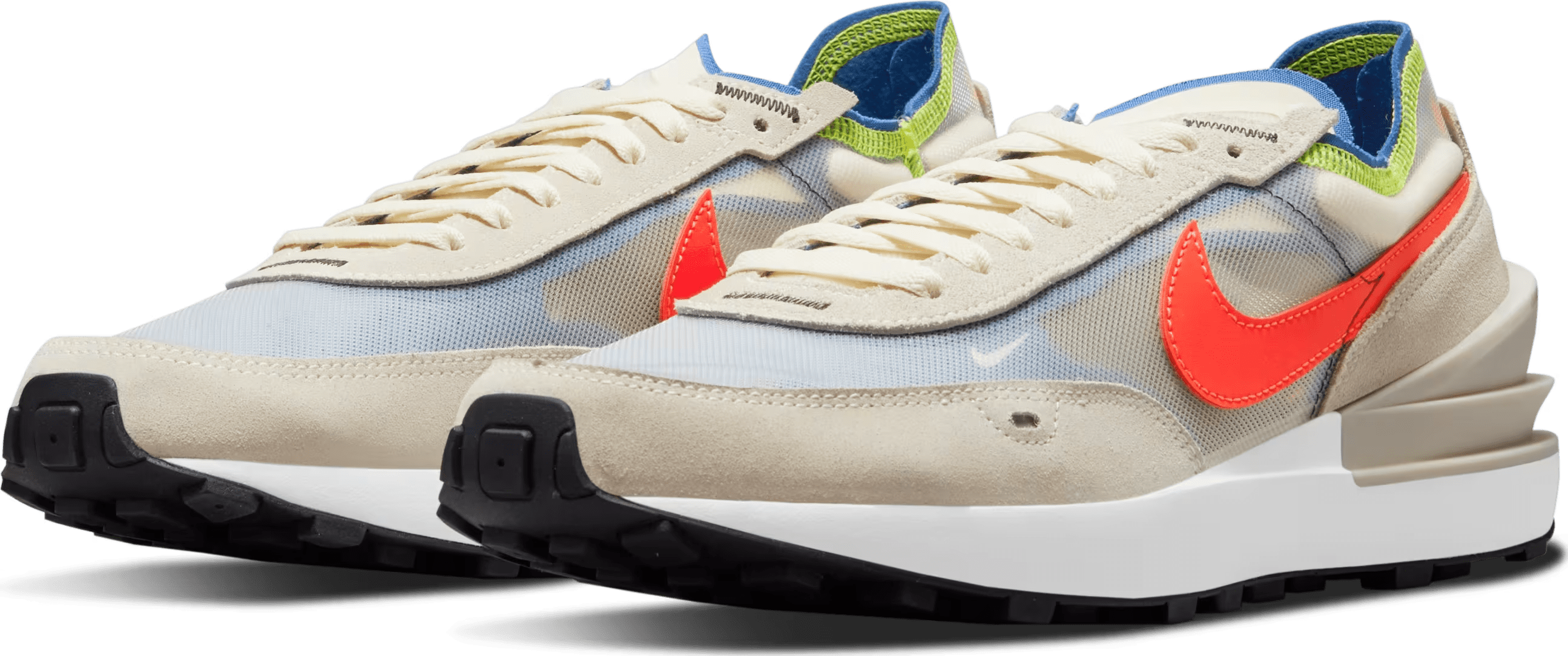 Nike Waffle One Coconut Milk Crimson Royal