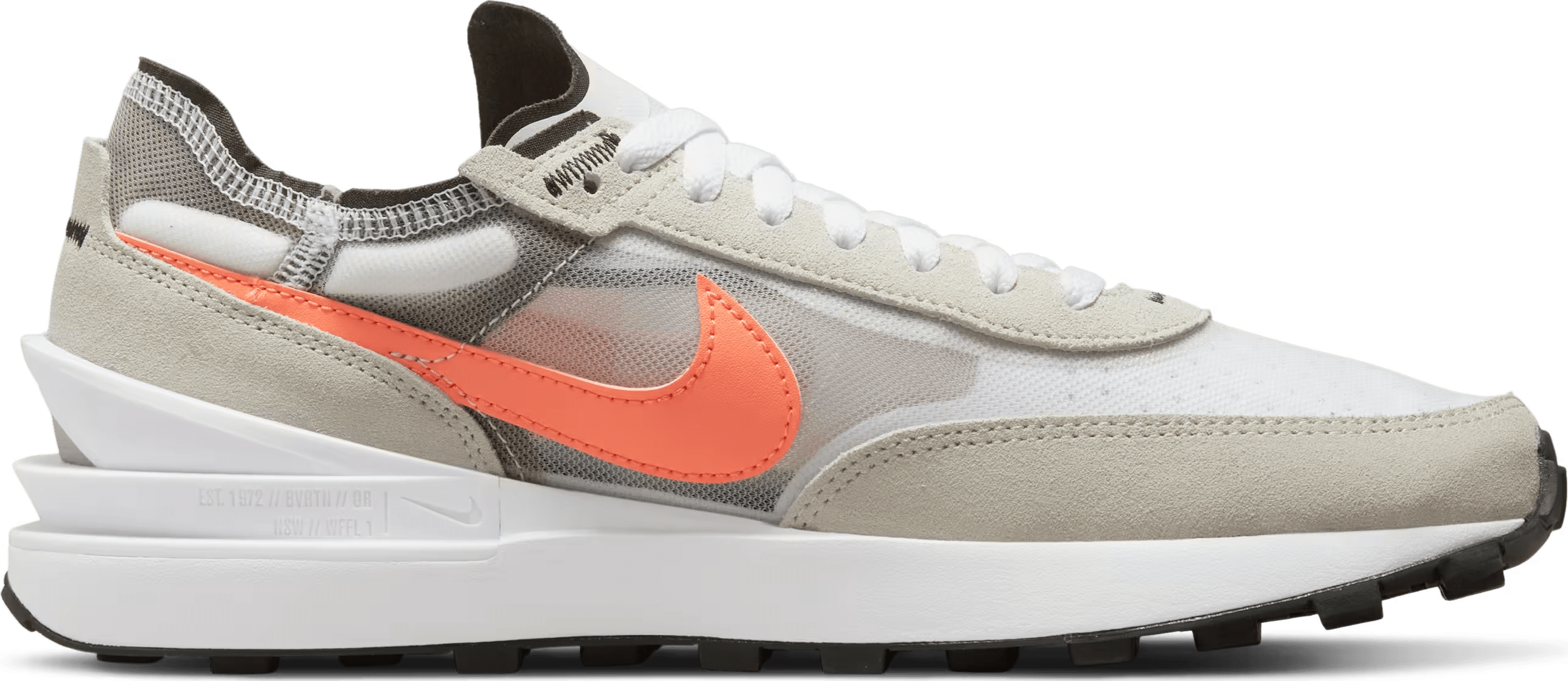 Nike Waffle One White Orange Trace