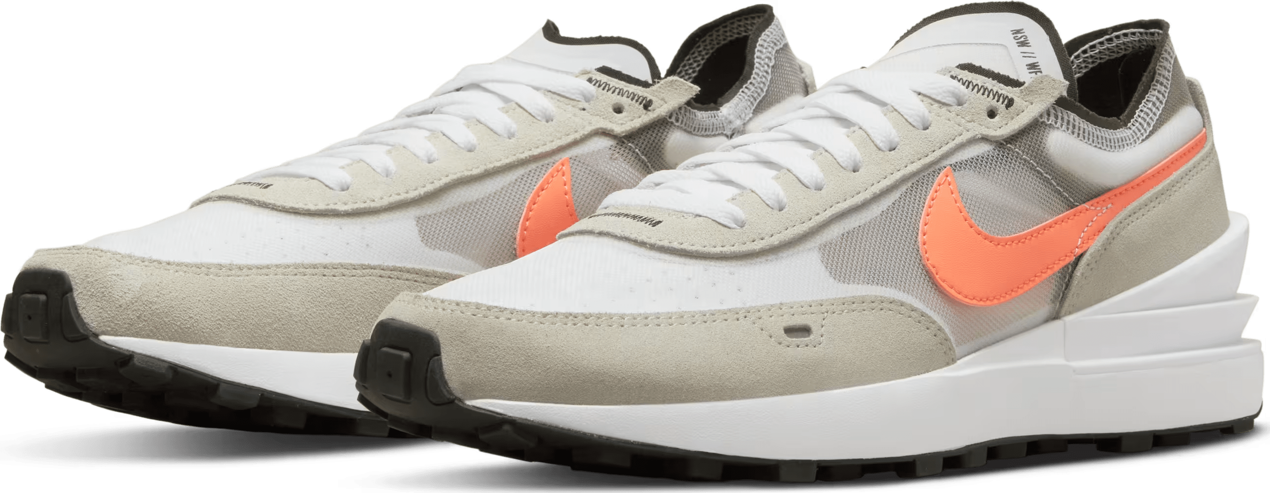 Nike Waffle One White Orange Trace