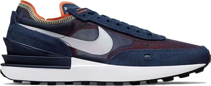 Nike Waffle One Midnight Navy Orange Melon Tint