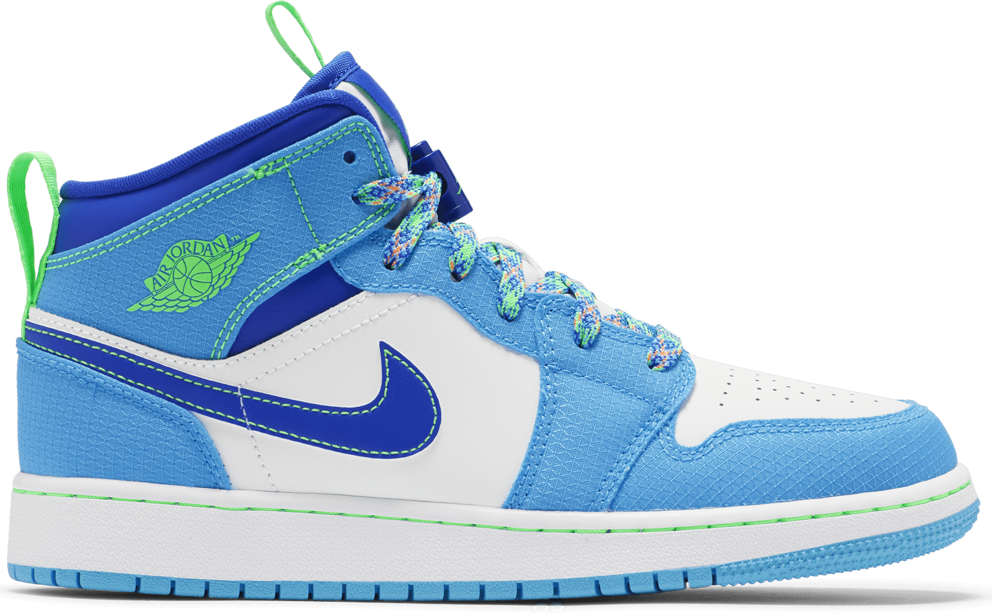 Jordan 1 Mid SE Sprite Blue (GS)