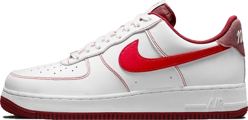 Nike Air Force 1 07 White Team Red - First Use