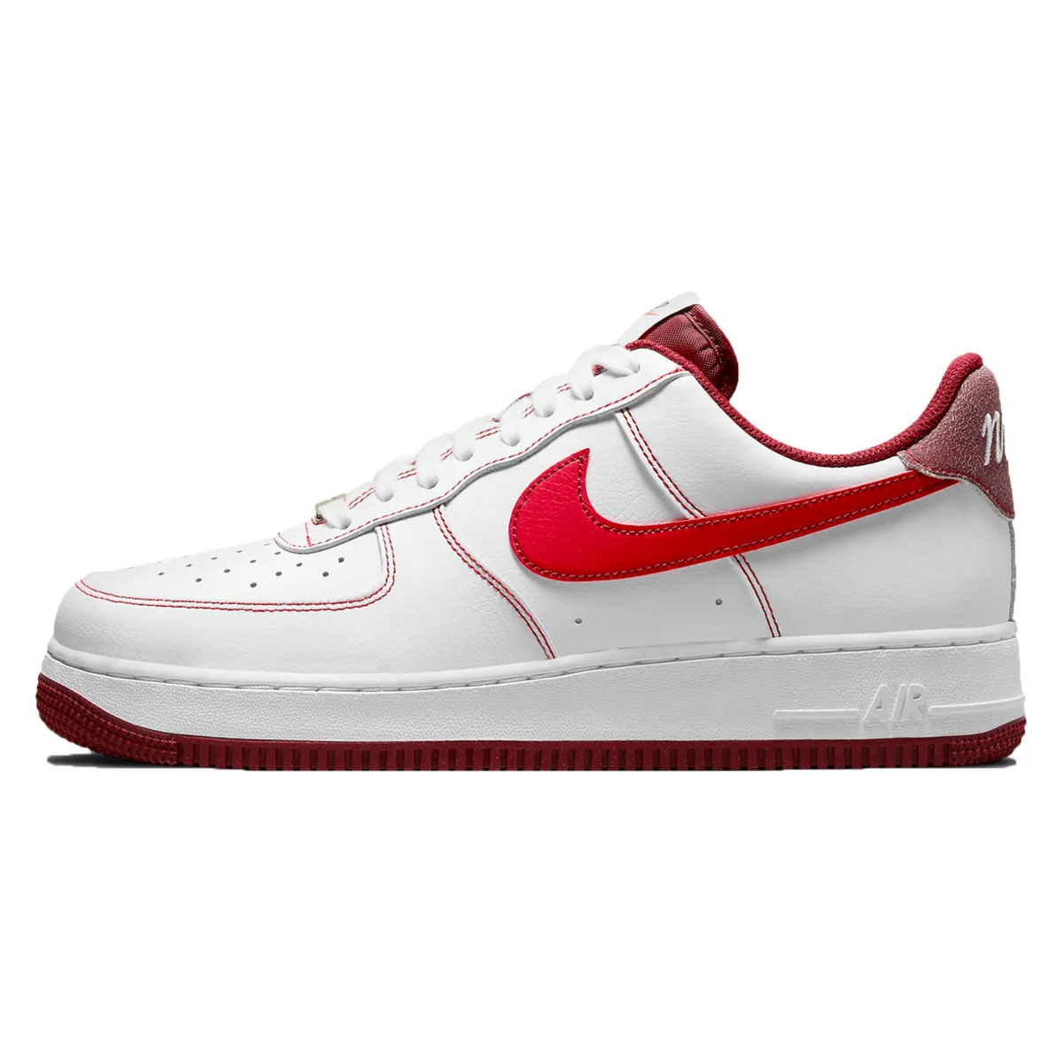 Nike Air Force 1 07 White Team Red - First Use