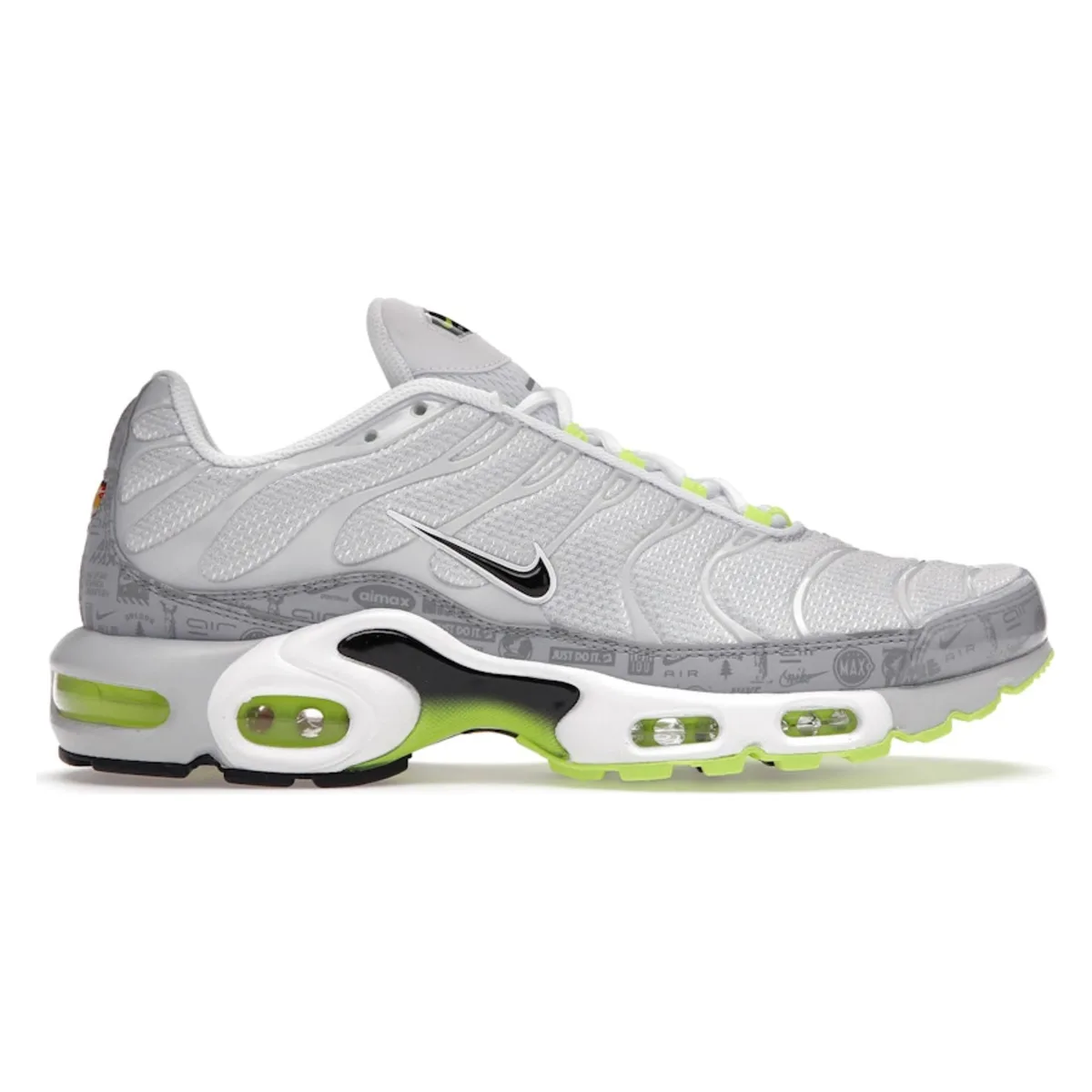 Nike Air Max Plus Platinum Grey Reflective Logos