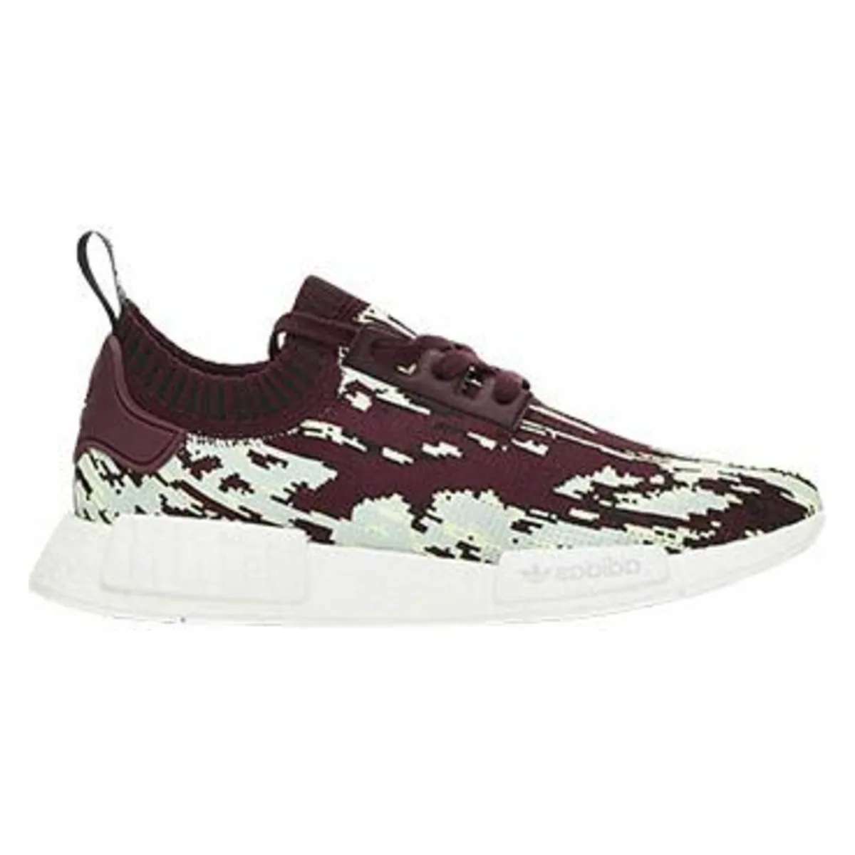 Sneakersnstuff x Adidas NMD R1 PK Datamosh 2.0 Maroon/Blush Green