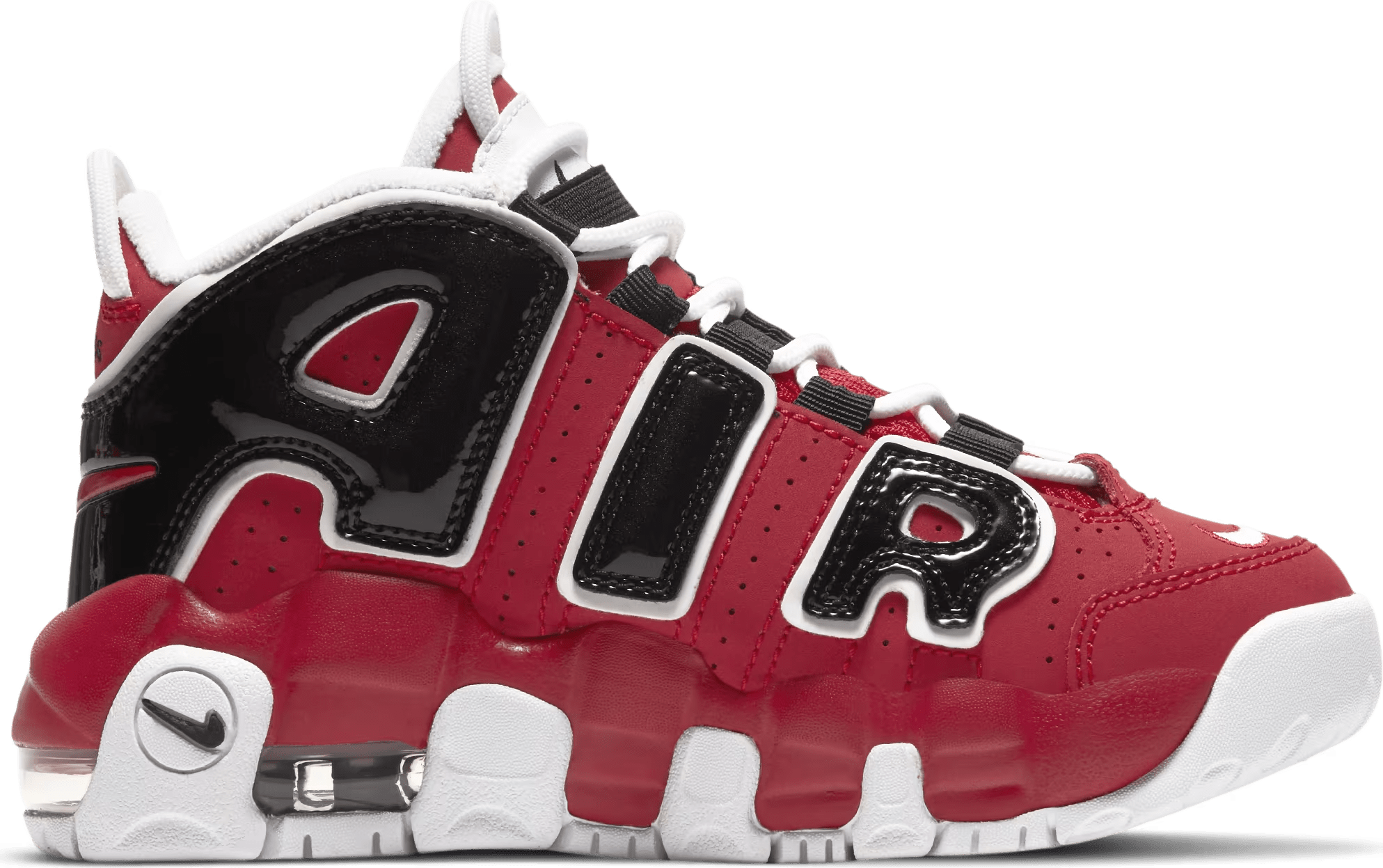 Nike Air More Uptempo -  - Red - Leer - Maat 32 - Foot Locker