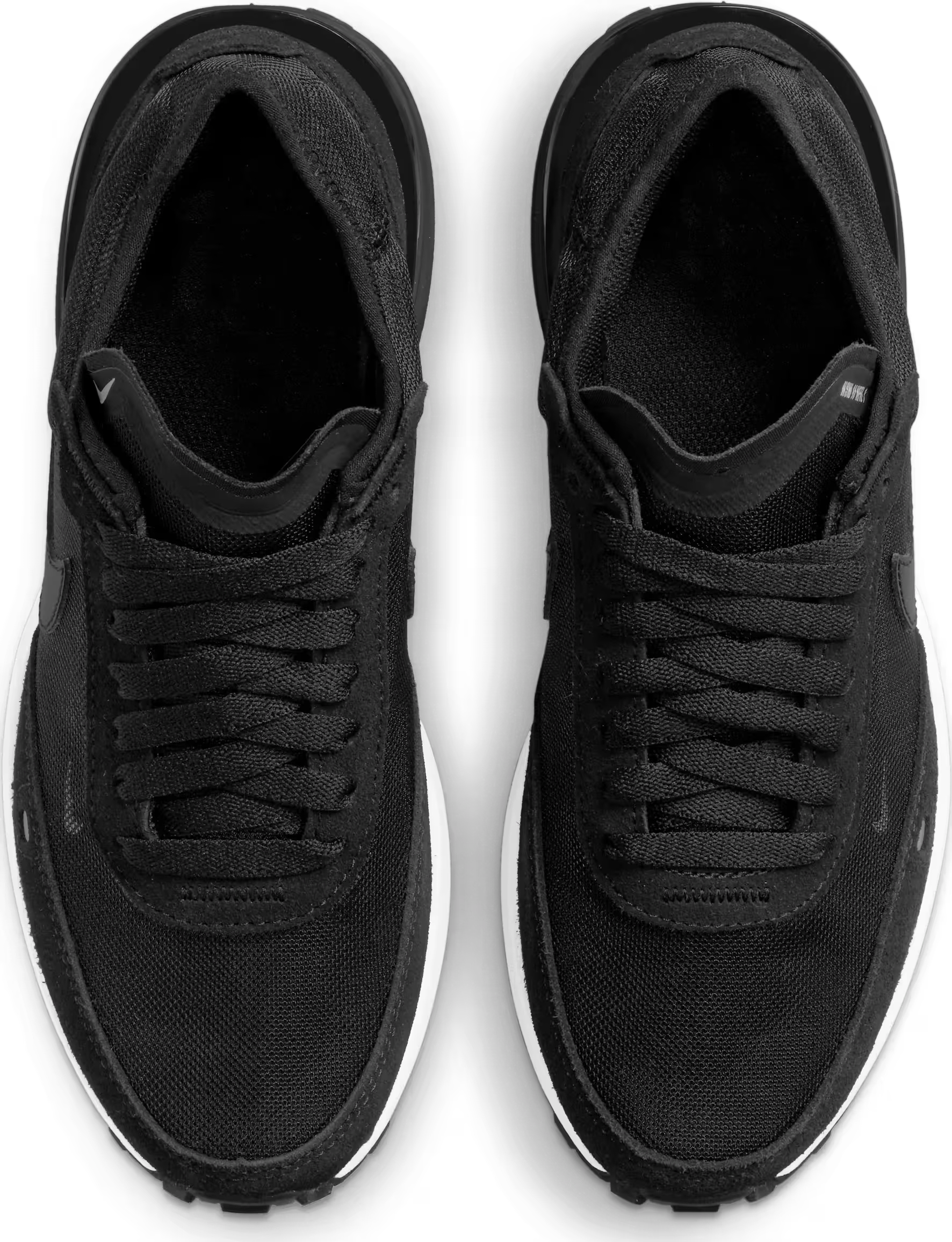 Nike Waffle One Black White Orange Black (GS)