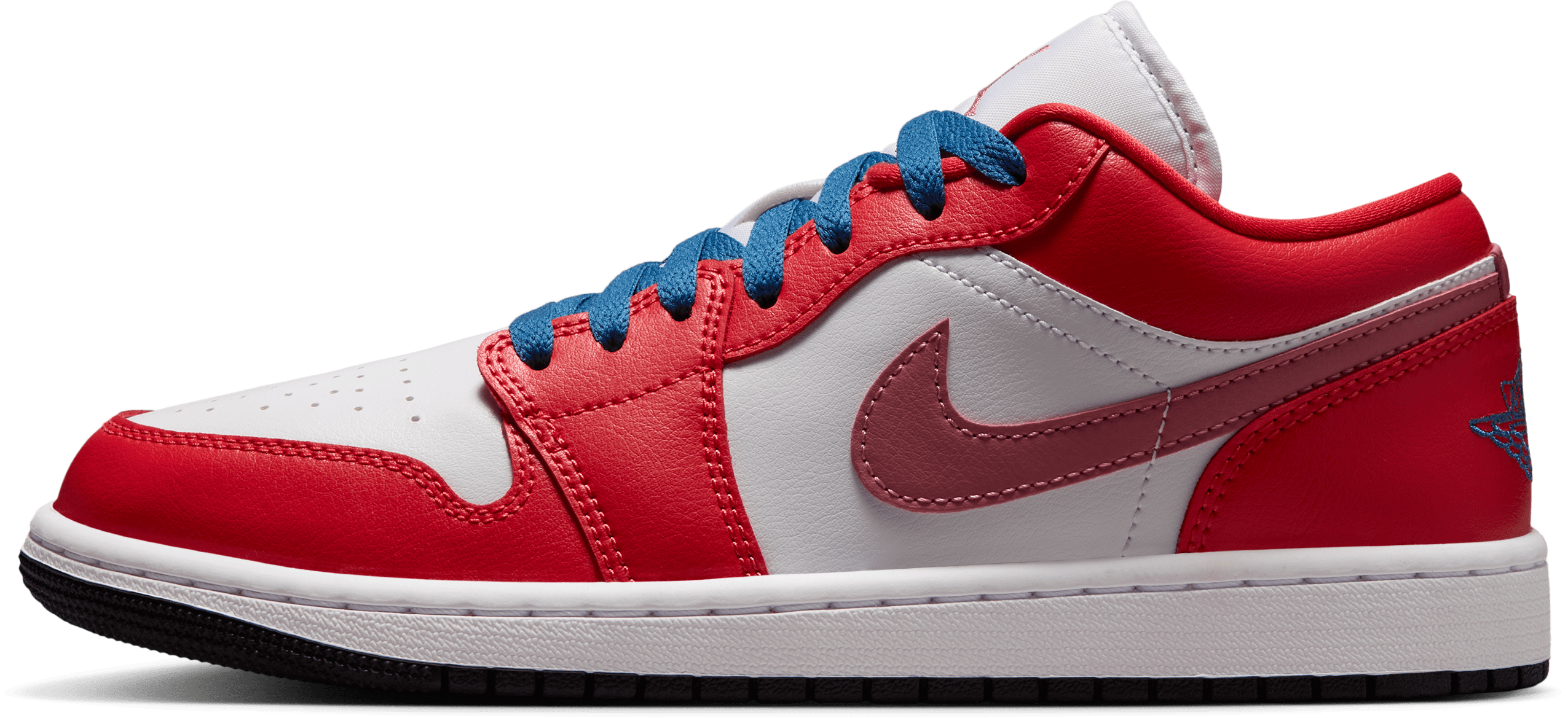 Air Jordan 1 Low Wmns "Track Red True Blue"