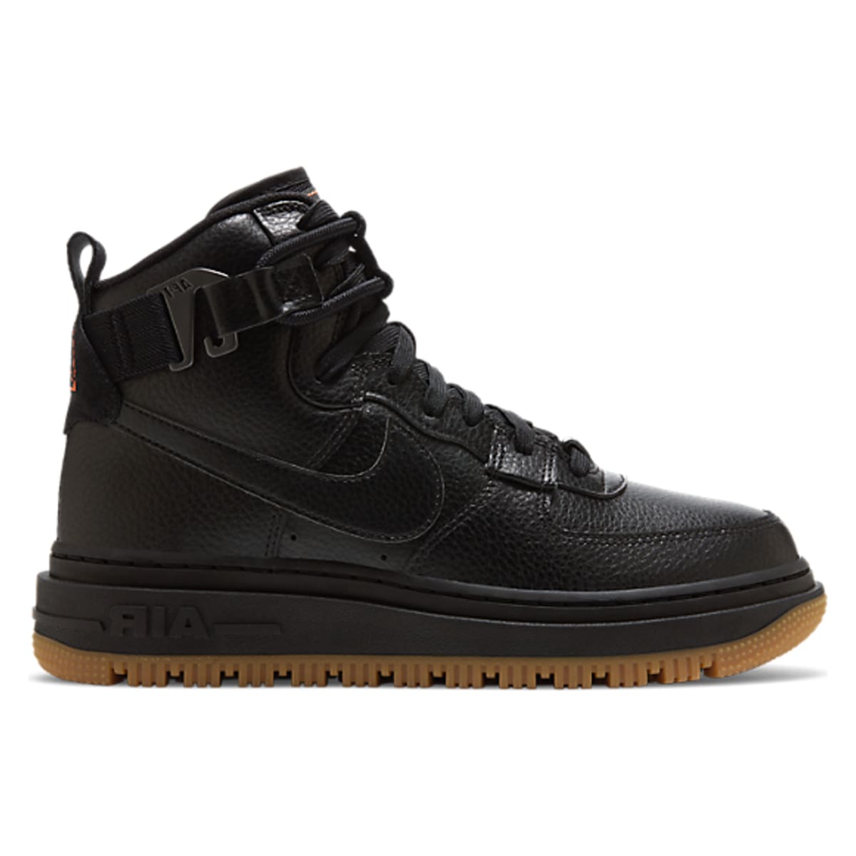 Nike air force 1 top high zwart