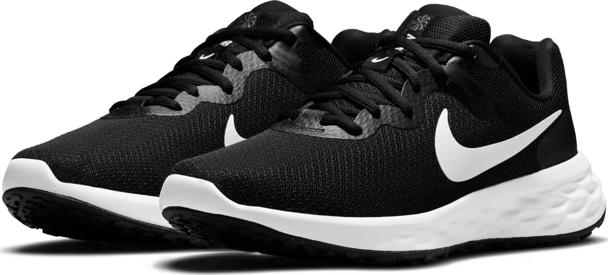 Nike Revolution 6 Black White Iron Grey
