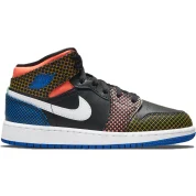 Air Jordan 1 Mid MMD Multi-Color Grid (GS)