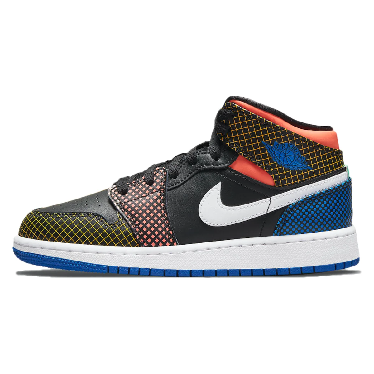 Air Jordan 1 Mid MMD Multi-Color Grid (GS)